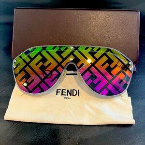Fendi MultiColor Reflective Sunglasses